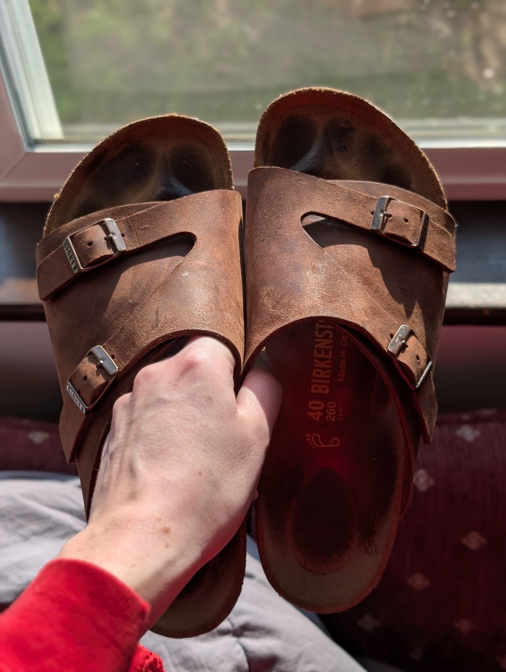 Birkenstocks Zurich Leather Size 40